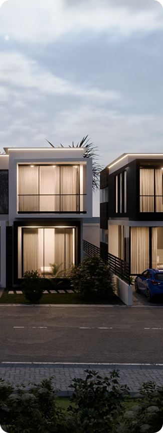 Architecture exterior – side view